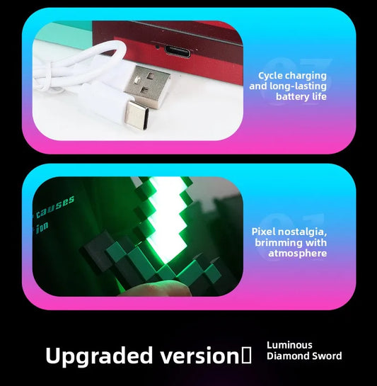 Color-Changing Gaming Sword Night Lamp